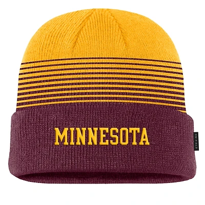 Men's Nike Maroon/Gold Minnesota Golden Gophers 2026 On-Field Gradient Terra Cuffed Knit Hat