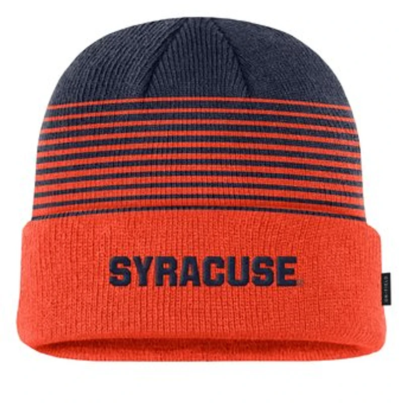 Men's Nike Orange/Navy Syracuse Orange 2026 On-Field Gradient Terra Cuffed Knit Hat