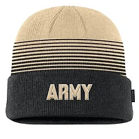 Men's Nike Black/Gold Army Black Knights 2026 On-Field Gradient Terra Cuffed Knit Hat