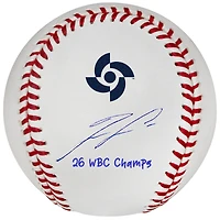 Ronald Acuña Jr. Venezuela Baseball Autographed 2026 World Baseball Classic Champions Baseball with "26 WBC Champs" Inscription