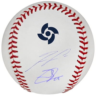 Ronald Acuña Jr. & Jackson Chourio Venezuela Baseball Autographed 2026 World Baseball Classic Champions Baseball - Limited Edition of 25