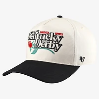 Men's Barstool Golf x '47 Cream/Black 152nd Kentucky Derby Hitch Adjustable Hat