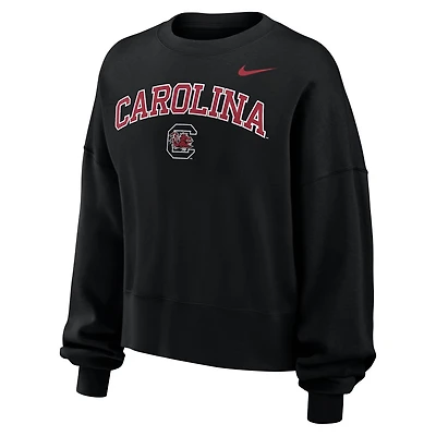 Women's Nike Black South Carolina Gamecocks Phoenix Fleece Sweatshirt