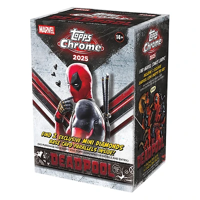 2025 Topps Deadpool Chrome Factory Sealed Value Box