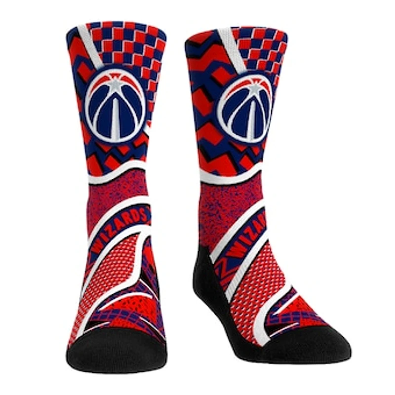 Youth Rock Em Socks Washington Wizards Ball Pattern Crew Socks