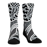 Youth Rock Em Socks San Antonio Spurs Ball Pattern Crew Socks