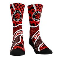 Youth Rock Em Socks Toronto Raptors Ball Pattern Crew Socks