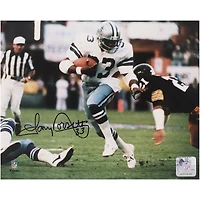 Tony Dorsett Dallas Cowboys Autographed 8" x 10" High Stepping vs. Pittsburgh Steelers Photograph