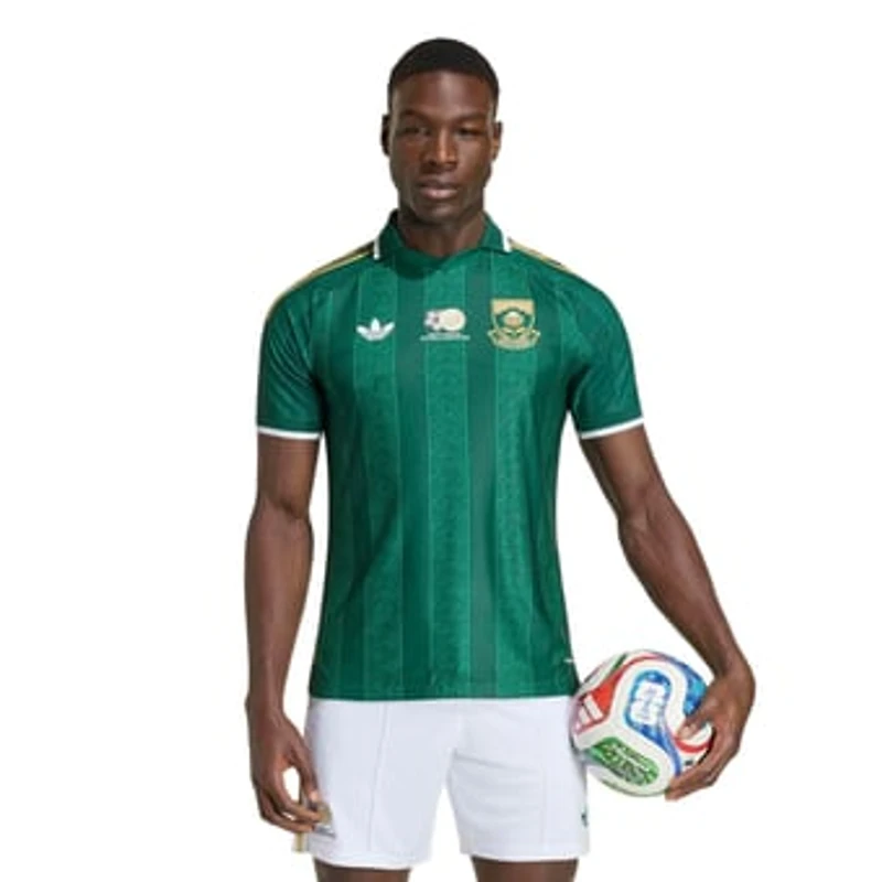 Men's adidas Green South Africa National Team Away On-Field Authentic Jersey