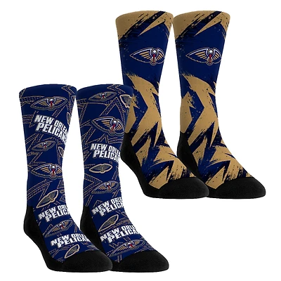 Youth Rock Em Socks New Orleans Pelicans Game Day 2-Pack Crew Socks