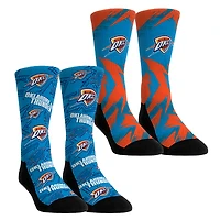 Youth Rock Em Socks Oklahoma City Thunder Game Day 2-Pack Crew Socks