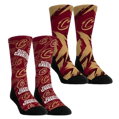 Youth Rock Em Socks Cleveland Cavaliers Game Day 2-Pack Crew Socks