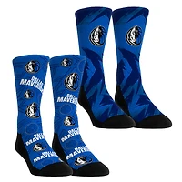 Youth Rock Em Socks Dallas Mavericks Game Day 2-Pack Crew Socks