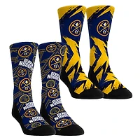 Youth Rock Em Socks Denver Nuggets Game Day 2-Pack Crew Socks