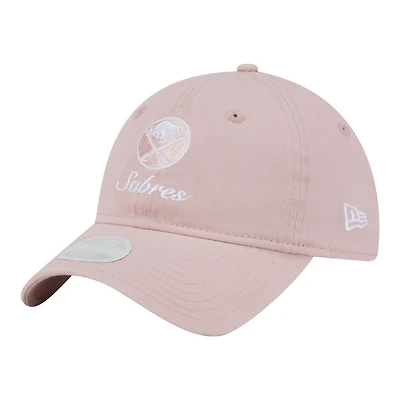 Women's New Era  Light Pink Buffalo Sabres Preppy Team 9TWENTY Adjustable Hat