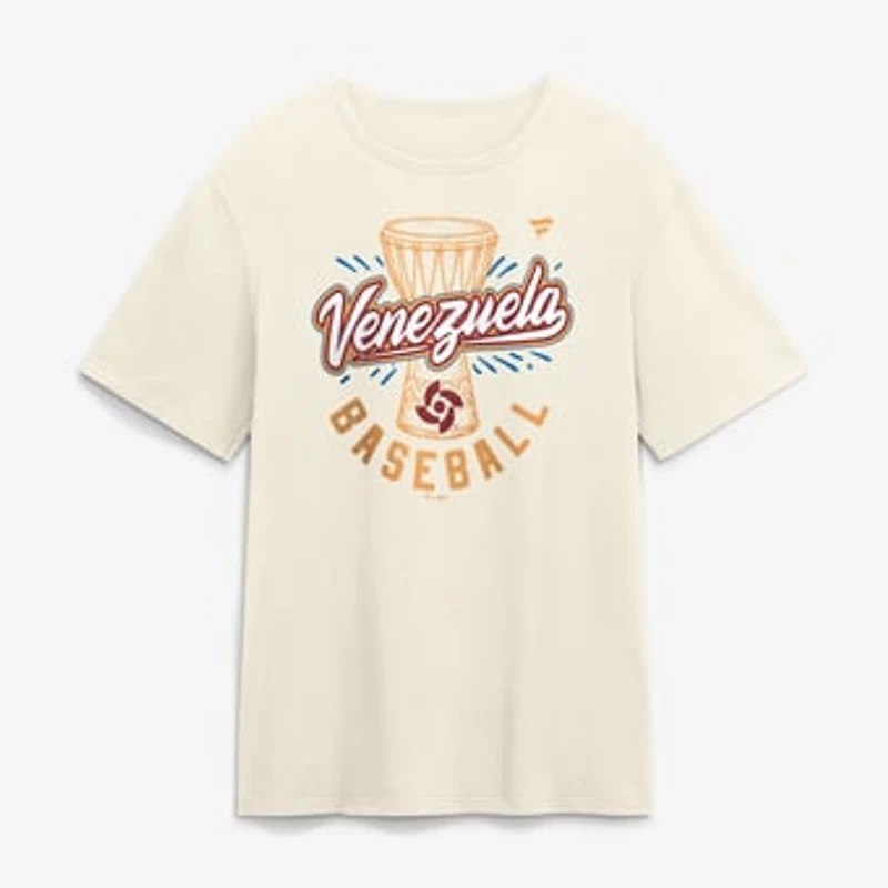 Youth Fanatics  Natural Venezuela Baseball 2026 World Baseball Classic T-Shirt