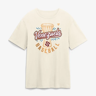 Youth Fanatics Natural Venezuela Baseball 2026 World Baseball Classic T-Shirt