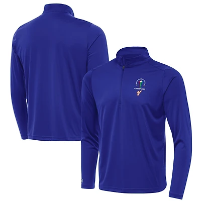 Men's Antigua  Royal Venezuela Baseball 2026 World Baseball Classic Champions Tribute Quarter-Zip Pullover