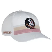 Unisex Ahead White Florida State Seminoles The Sideline Snapback Hat
