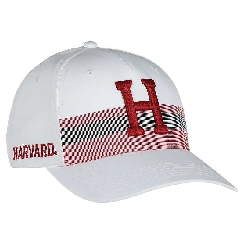 Unisex Ahead White Harvard Crimson The Sideline Snapback Hat