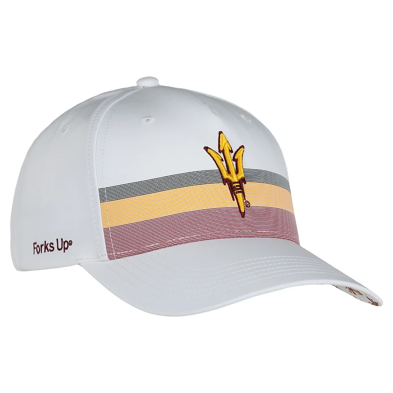Unisex Ahead White Arizona State Sun Devils The Sideline Snapback Hat