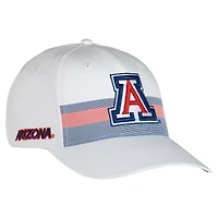 Unisex Ahead White Arizona Wildcats The Sideline Snapback Hat
