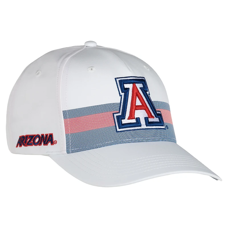 Unisex Ahead White Arizona Wildcats The Sideline Snapback Hat