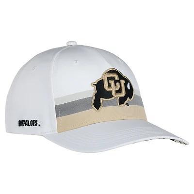 Unisex Ahead White Colorado Buffaloes The Sideline Snapback Hat