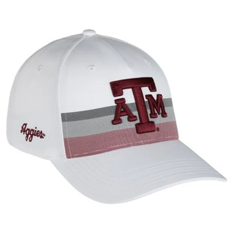 Unisex Ahead White Texas A&M Aggies The Sideline Snapback Hat