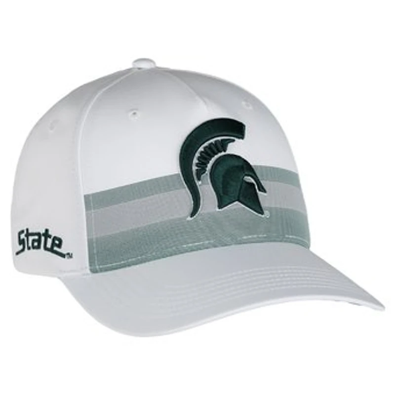 Unisex Ahead White Michigan State Spartans The Sideline Snapback Hat