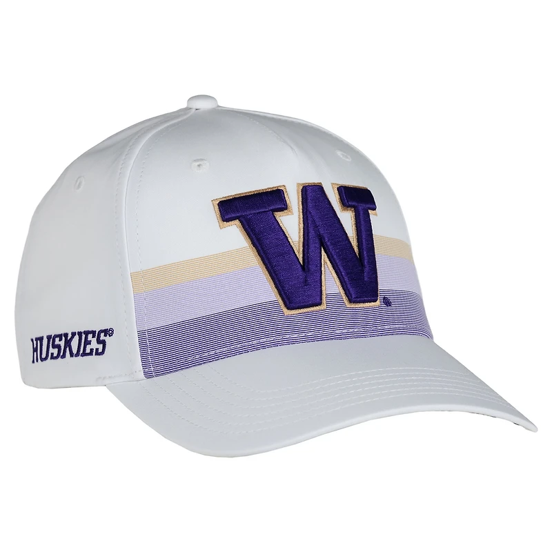 Unisex Ahead White Washington Huskies The Sideline Snapback Hat