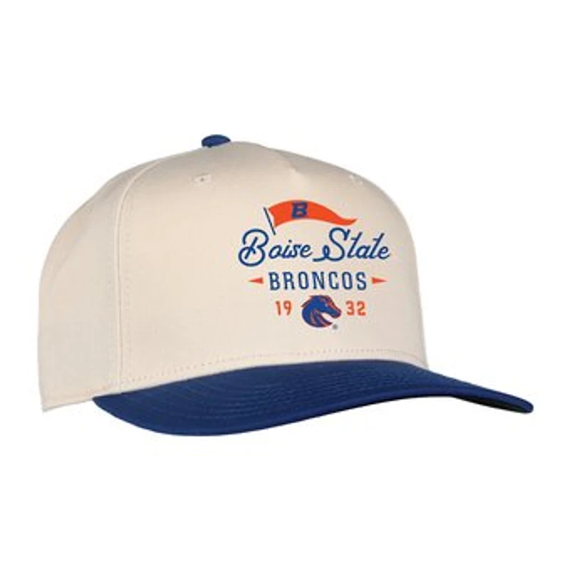 Unisex Ahead  Cream Boise State Broncos The 1995 Adjustable Hat
