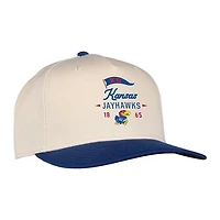 Unisex Ahead  Cream Kansas Jayhawks The 1995 Adjustable Hat
