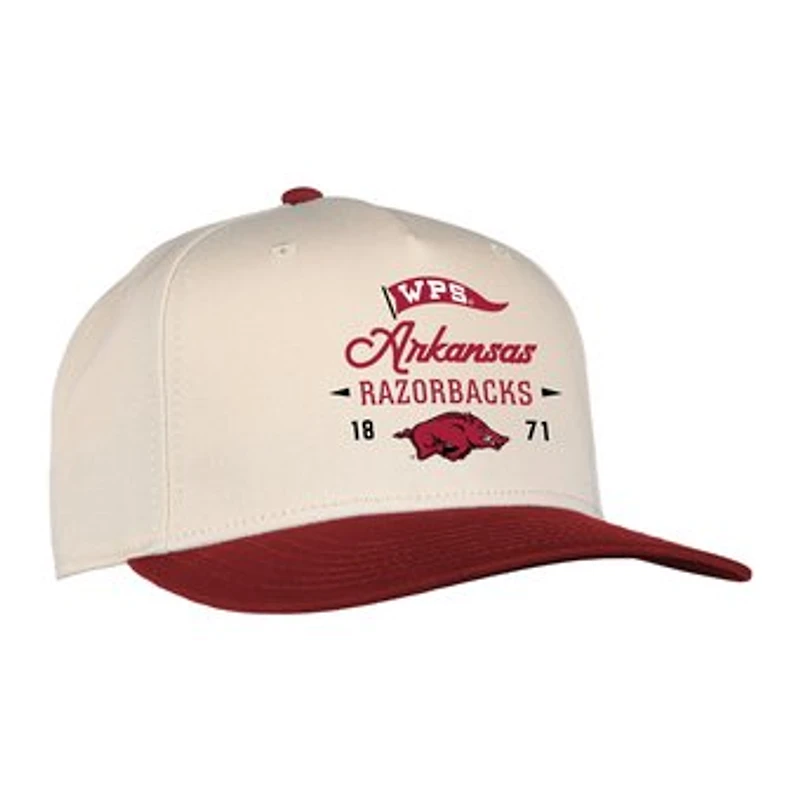 Unisex Ahead Cream Arkansas Razorbacks The 1995 Adjustable Hat