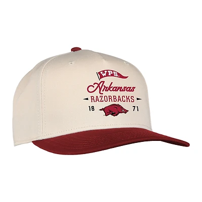 Unisex Ahead  Cream Arkansas Razorbacks The 1995 Adjustable Hat