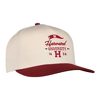 Unisex Ahead  Cream Harvard Crimson The 1995 Adjustable Hat