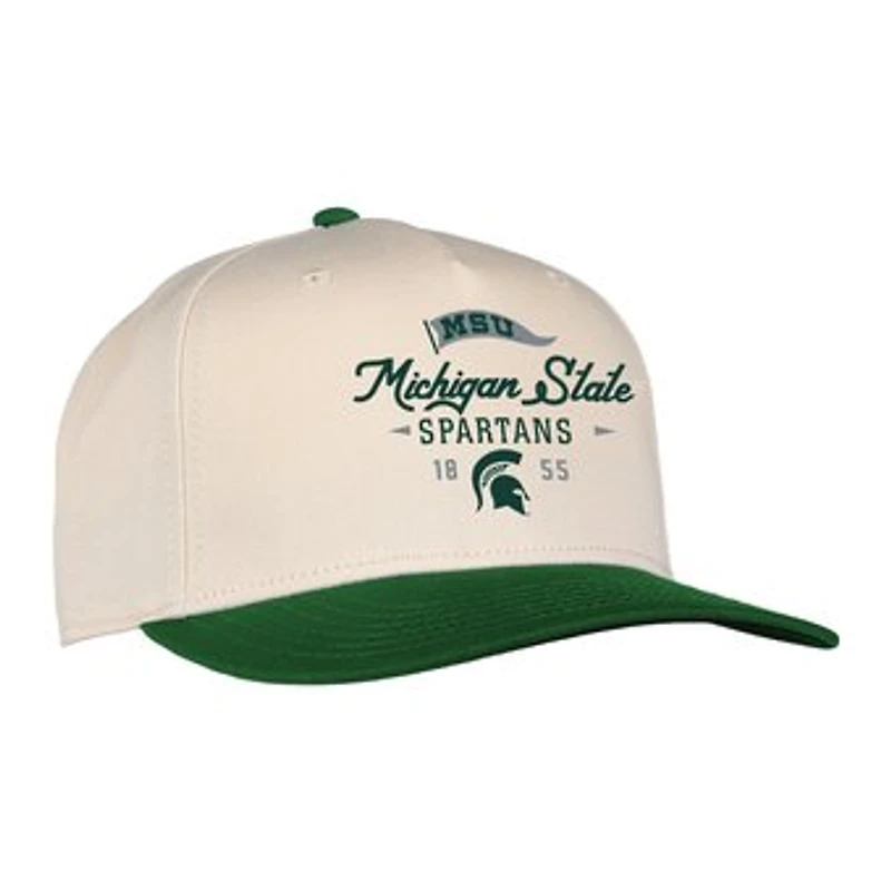 Unisex Ahead Cream Michigan State Spartans The 1995 Adjustable Hat