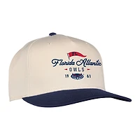 Unisex Ahead  Cream Florida Atlantic Owls The 1995 Adjustable Hat