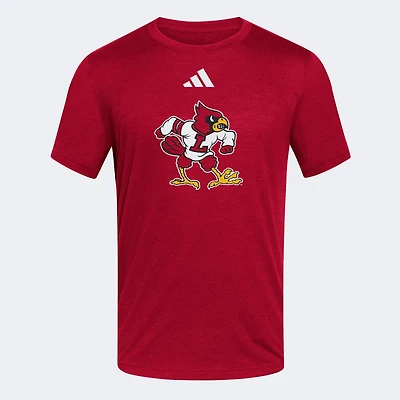 Men's adidas Red Louisville Cardinals Vault Blend T-Shirt