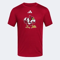 Men's adidas  Red Louisville Cardinals Vault Blend T-Shirt