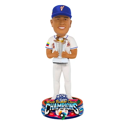 FOCO Salvador Perez Venezuela Baseball 2026 World Baseball Classic Champions 8" Player Bobblehead