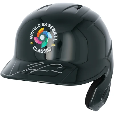 Ronald Acuña Jr. Venezuela Baseball Autographed 2026 World Baseball Classic Logo Batting Helmet