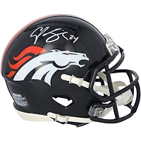 Champ Bailey Denver Broncos Autographed Riddell 1997-2023 Throwback Speed Mini Helmet