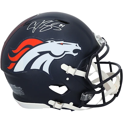 Champ Bailey Denver Broncos Autographed Riddell 2024 Speed Authentic Helmet