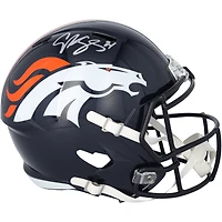 Champ Bailey Denver Broncos Autographed Riddell 1997-2023 Throwback Speed Replica Helmet