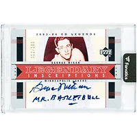 George Mikan Minneapolis Lakers Autographed 2003-04 Upper Deck Legends Legendary Inscriptions #LI-GM #12/100 Card with "Mr. Basketball" Inscription