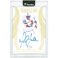 Marshall Faulk Indianapolis Colts Autographed 2025 Panini Flawless Holo Gold Honored Ink #HI-MFK #1/25 Card