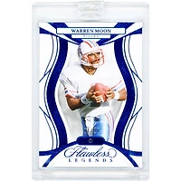 Warren Moon Houston Oilers 2025 Panini Flawless Legends Sapphire Jewel Relic #67 #1/20 Card