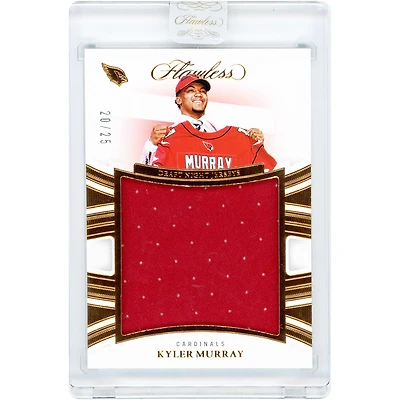 Kyler Murray Arizona Cardinals 2025 Panini Flawless Bronze Draft Night Jersey Relic #FDNJ-KMY #20/25 Card