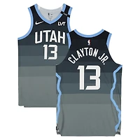 Walter Clayton Jr. Utah Jazz Game-Used #13 Gray Nike City Edition Jersey vs. Dallas Mavericks on January 8, 2026 - Size 50+4